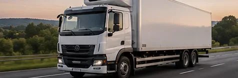 Camión de transporte de alimentos