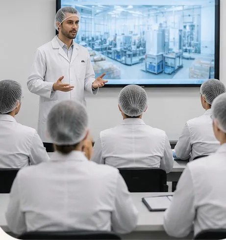 Capacitación de personal en inocuidad alimentaria